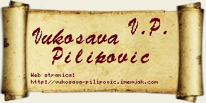 Vukosava Pilipović vizit kartica